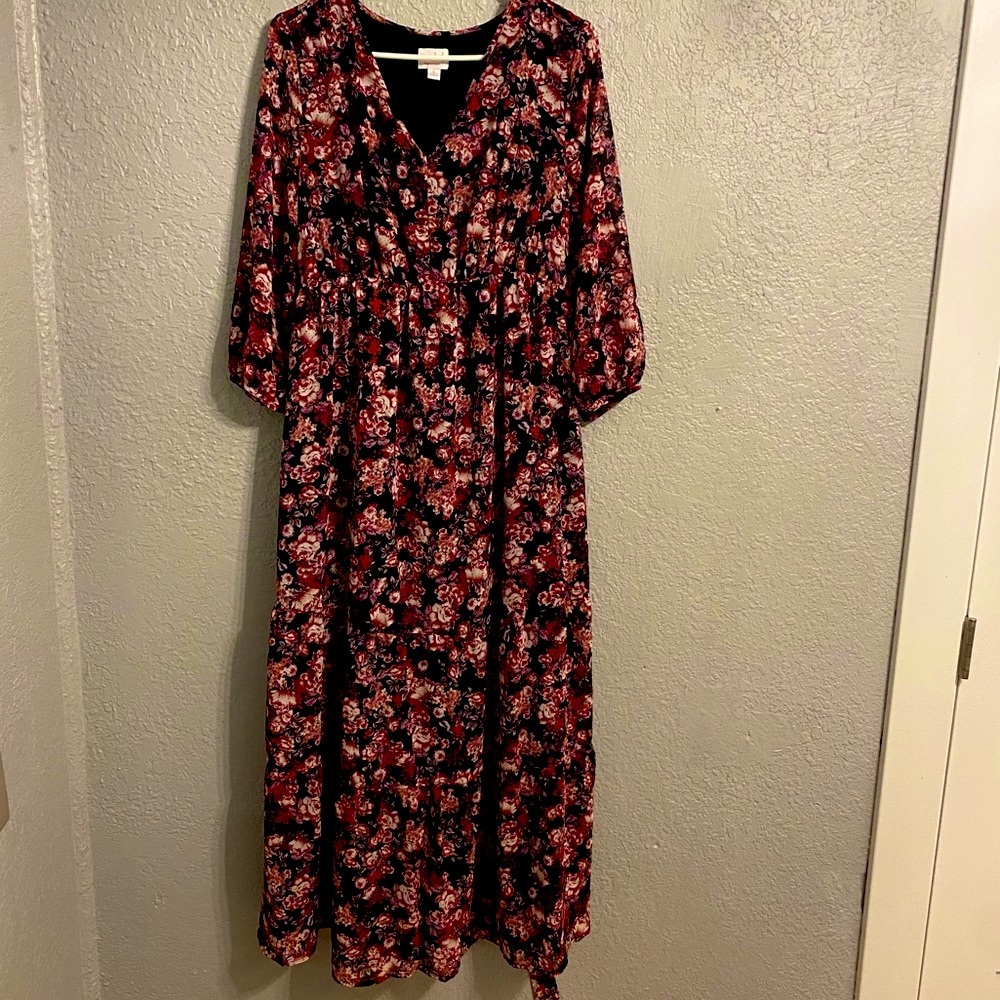 ISABEL FLORAL MATERNITY DRESS